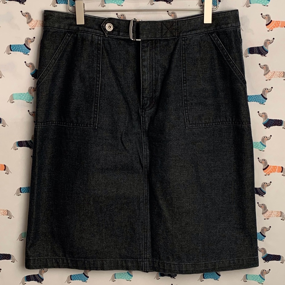 Liz Claiborne denim dress skirt